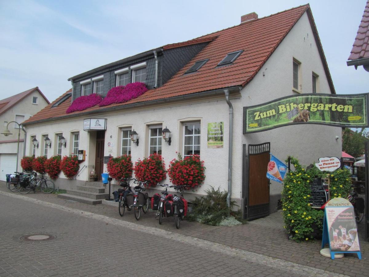 Gasthaus Und Pension Zum Biber Steckby Luaran gambar